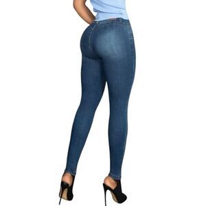 Bahiao Push Up Booty Jeans in Dark Wash Women’s Size 5/27‎